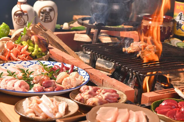  【土日祝 昼割】12:00～16:30入店で500円引き◎ 熊の鳥焼 堪能コース 全10品